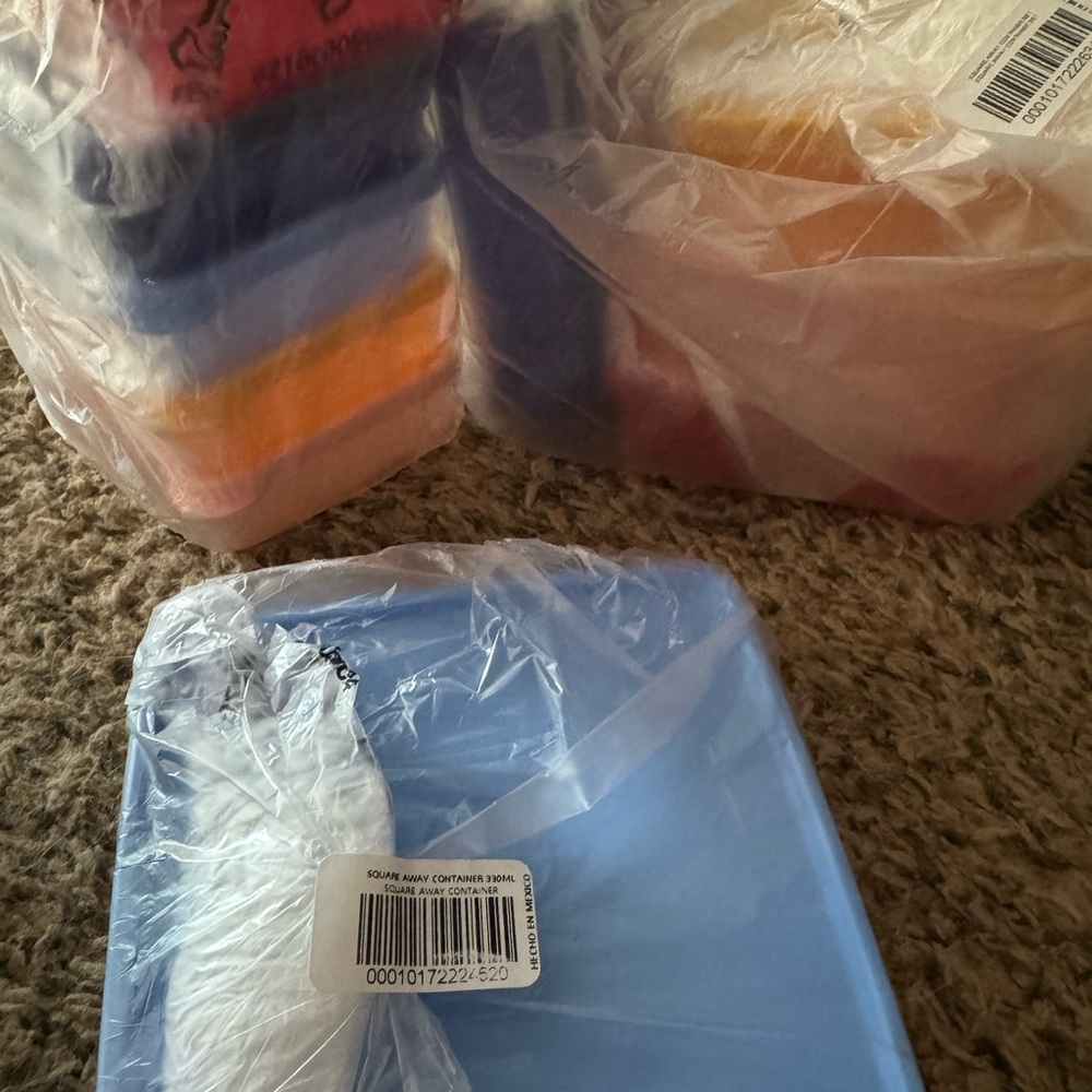 Colorful Plastic Storage Containers